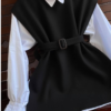 GILET ROBE CHEMISE Noir GILET ROBE CHEMISE Noir