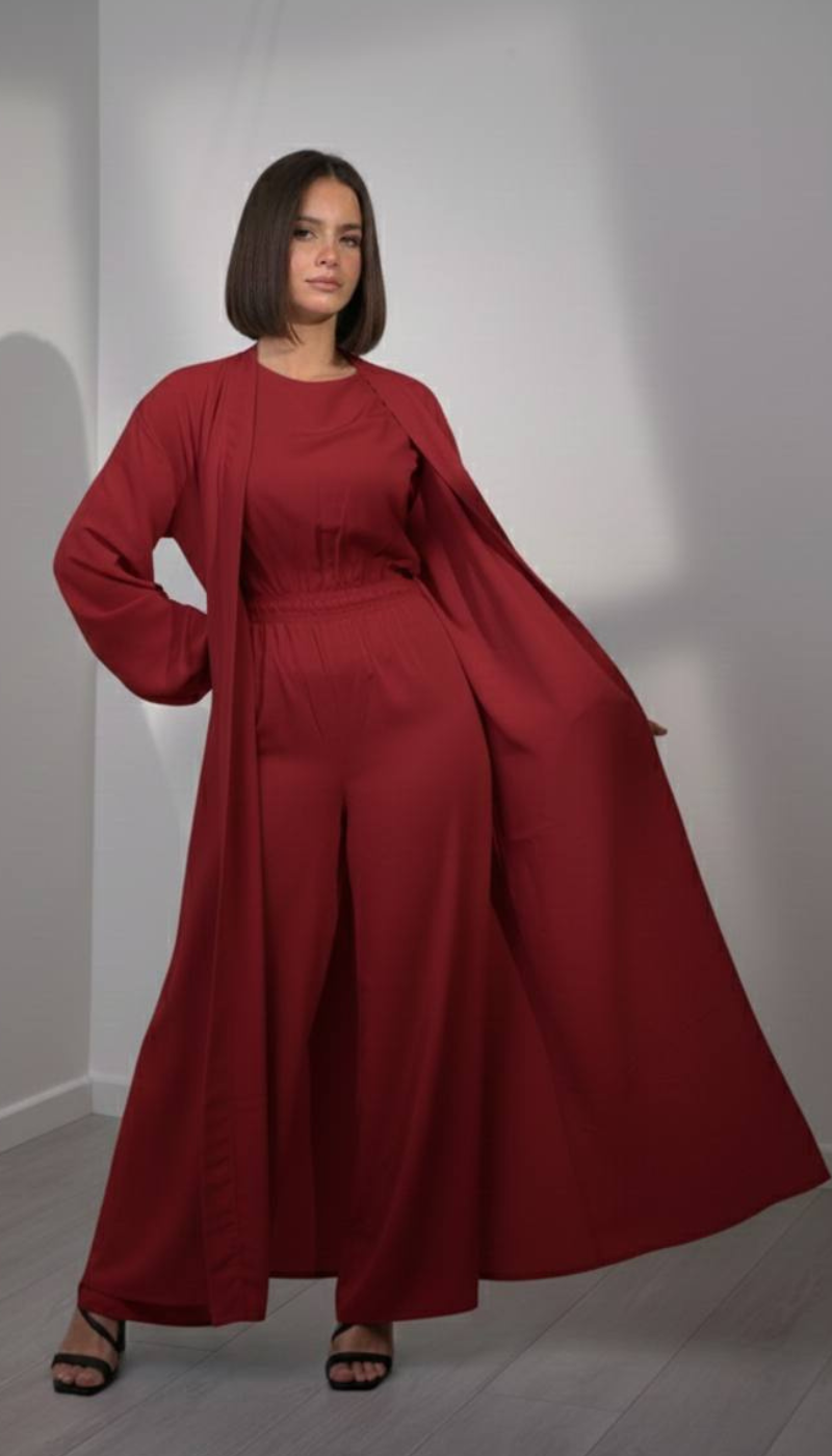 Kimono Combinaison Crépe Rosa