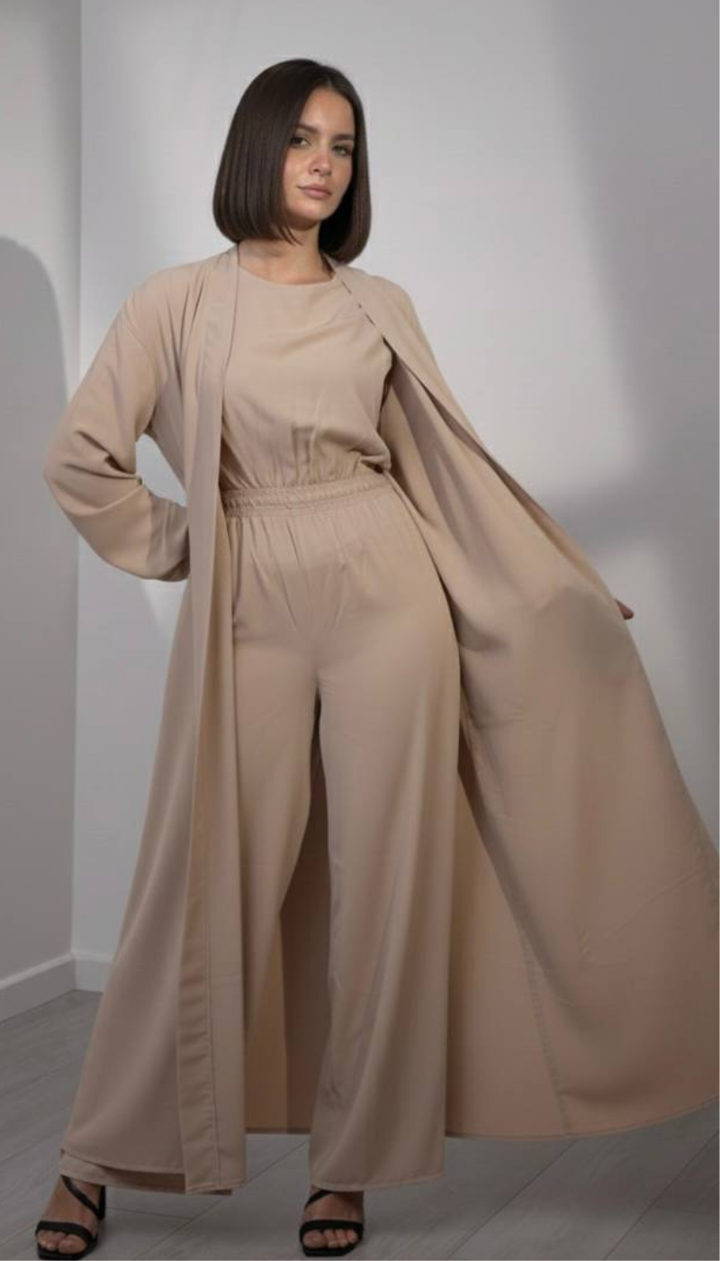 Kimono Combinaison Crépe Rosa